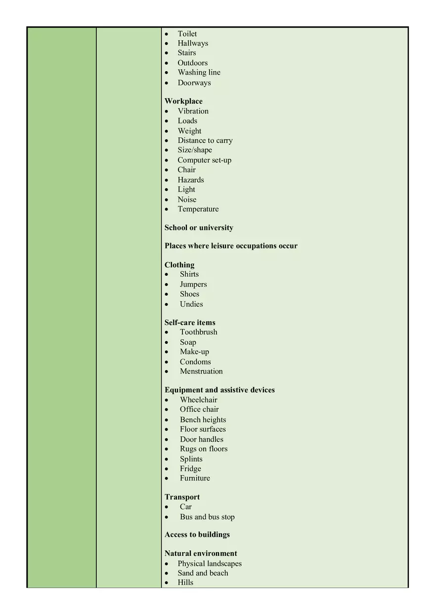 Canadian Model of Occupational Performance and Engagement (CMOP-E) - Page 4