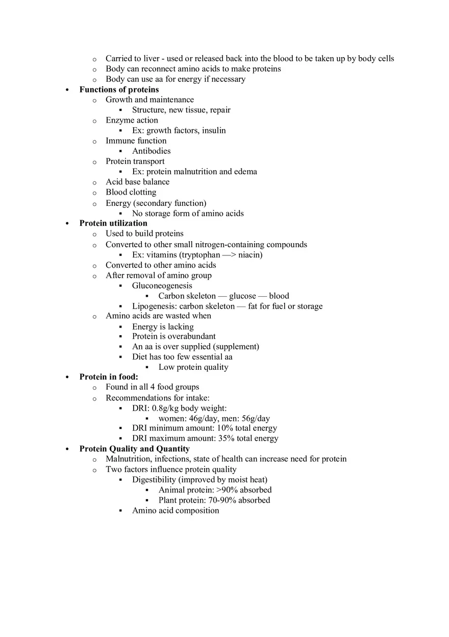 Human Nutrition Chapter 6 - Page 2