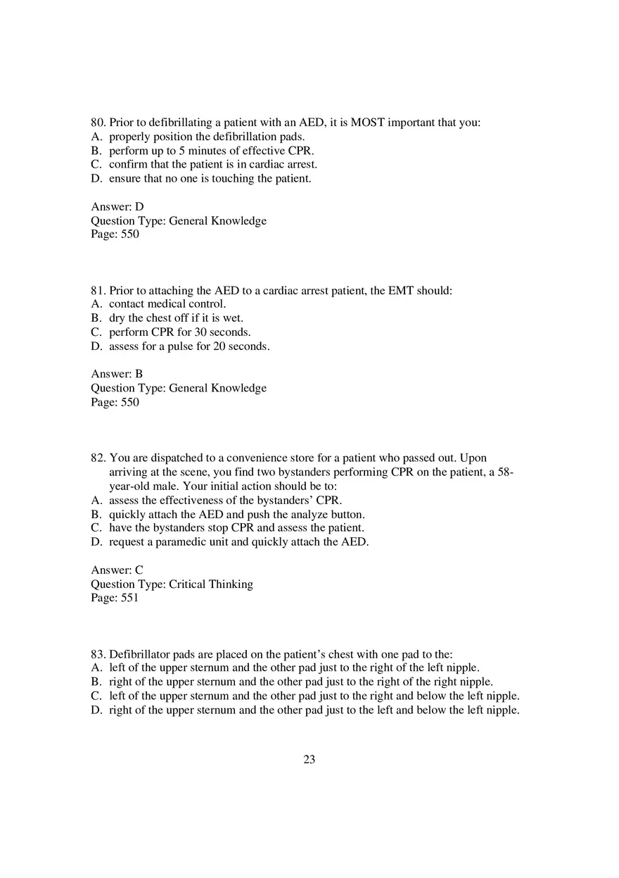 Cardio Chapter 14 Multiple Choice 3 - Page 7