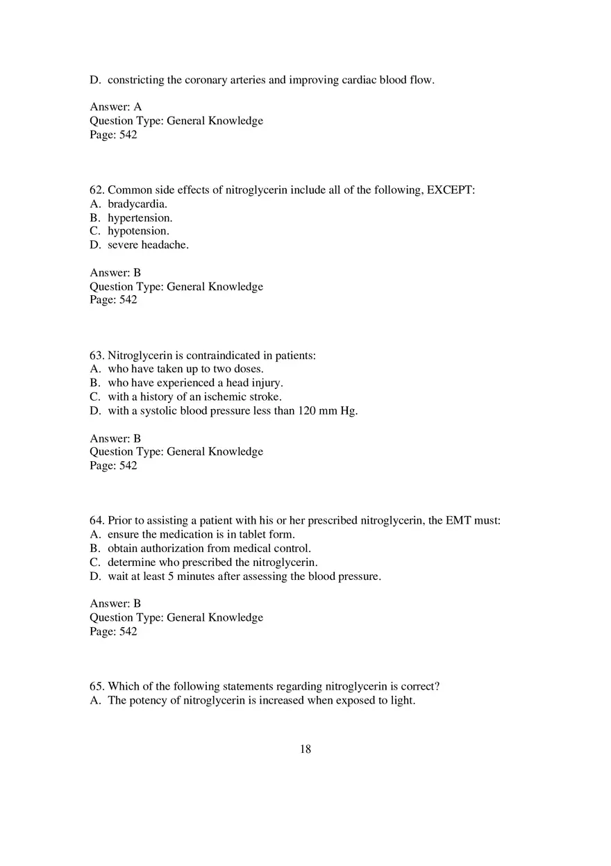 Cardio Chapter 14 Multiple Choice 3 - Page 2