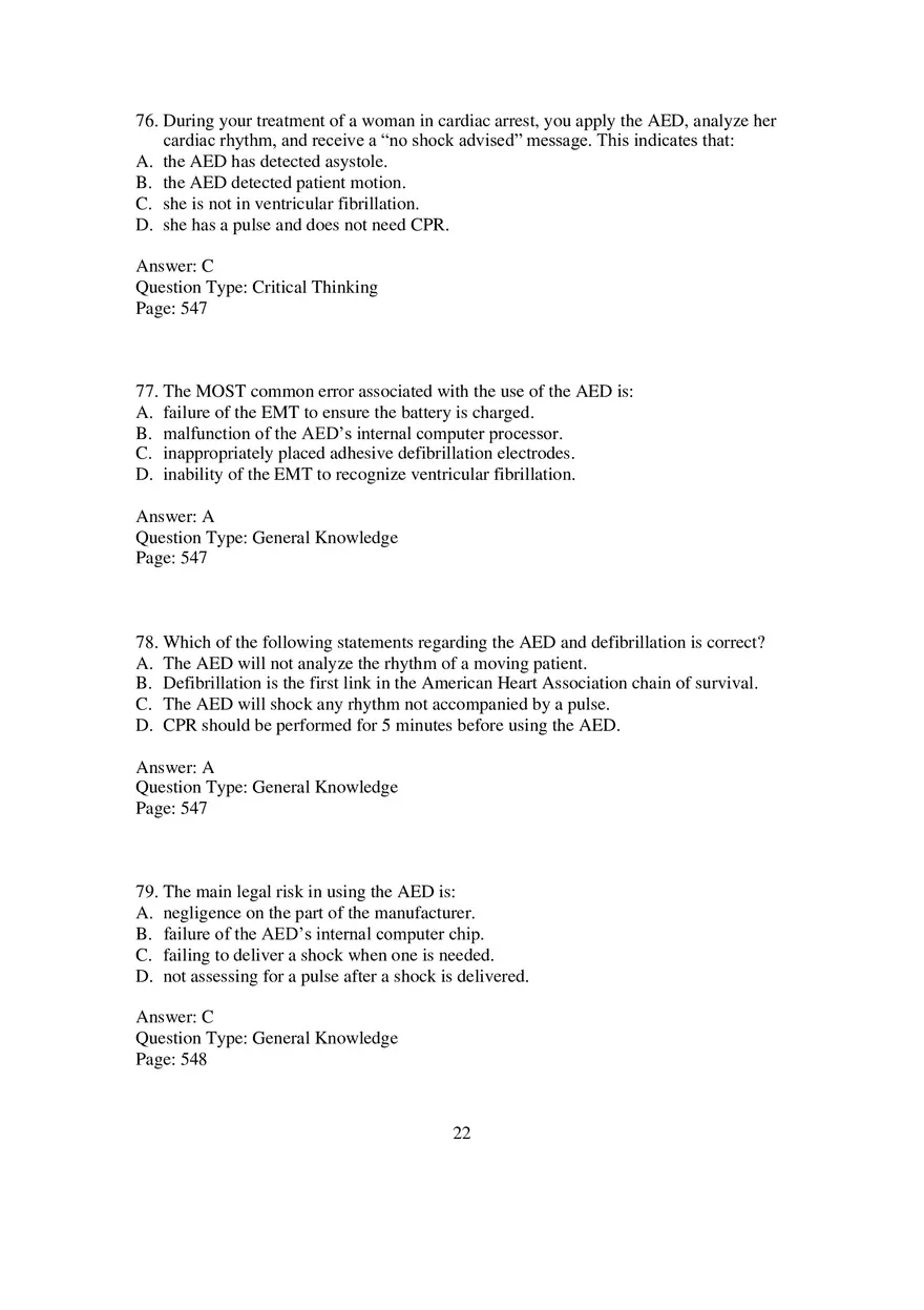 Cardio Chapter 14 Multiple Choice 3 - Page 6