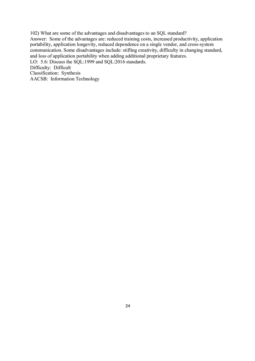 Chapter 5 Introduction to SQL Essay - Page 4