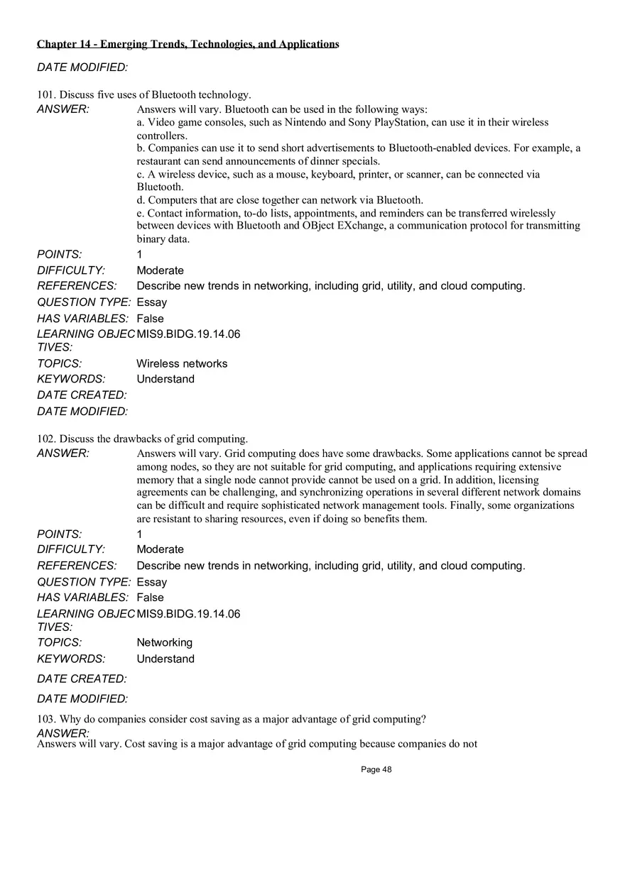 Chapter 14  Emerging Trends, Technologies, and Applications Essay - Page 7