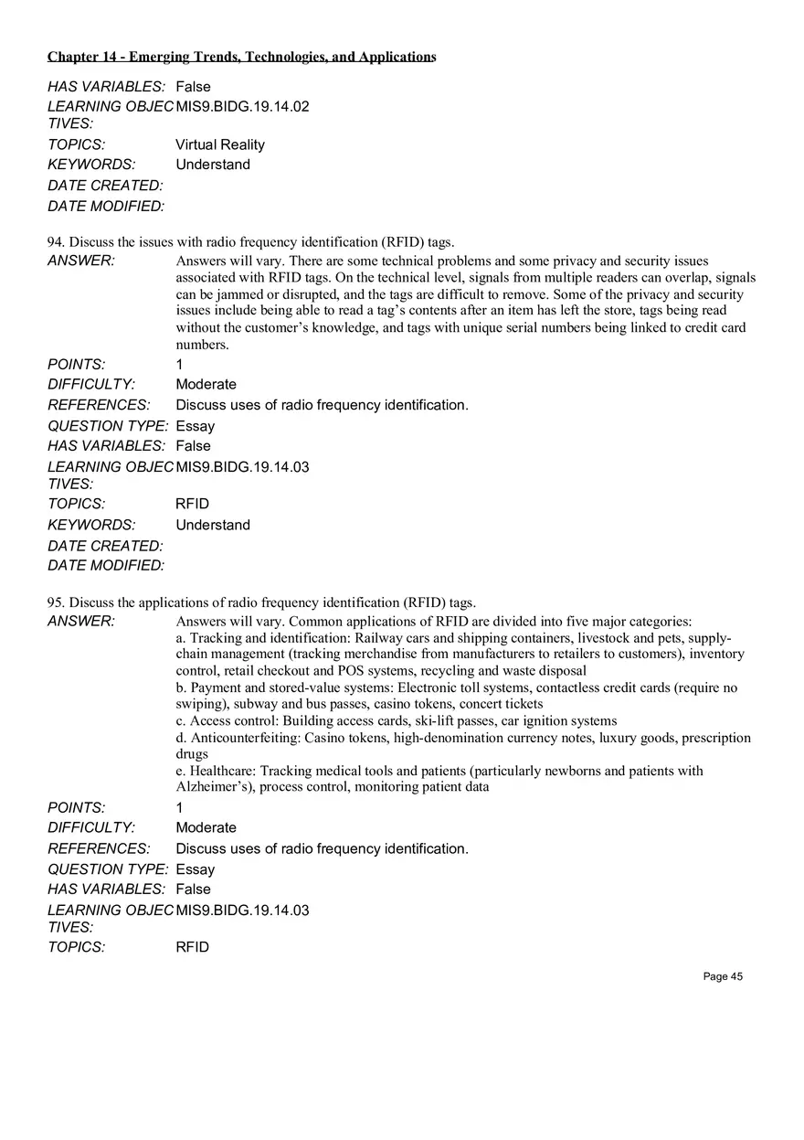 Chapter 14  Emerging Trends, Technologies, and Applications Essay - Page 4