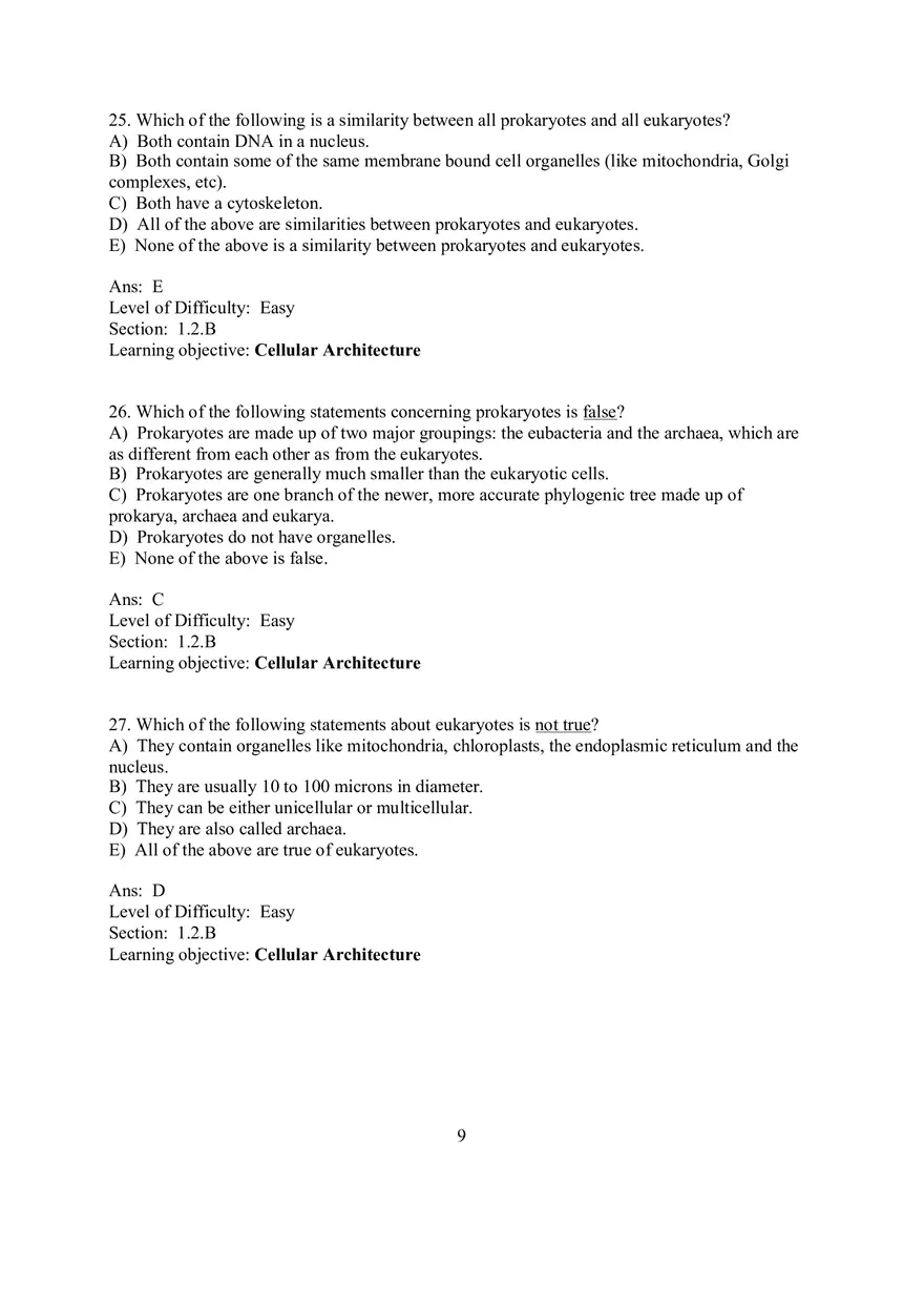 Chapter 1 Introduction to the Chemistry of Life  Multiple Choice - Page 13