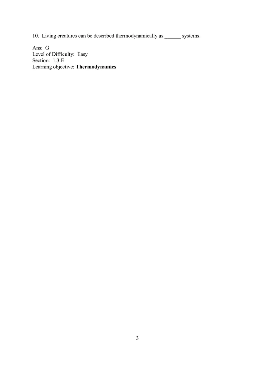 Chapter 1 Introduction to the Chemistry of Life  Matching - Page 3