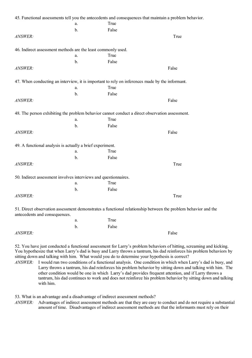 Understanding Problem Behaviors Through Functional Assessment - Page 7