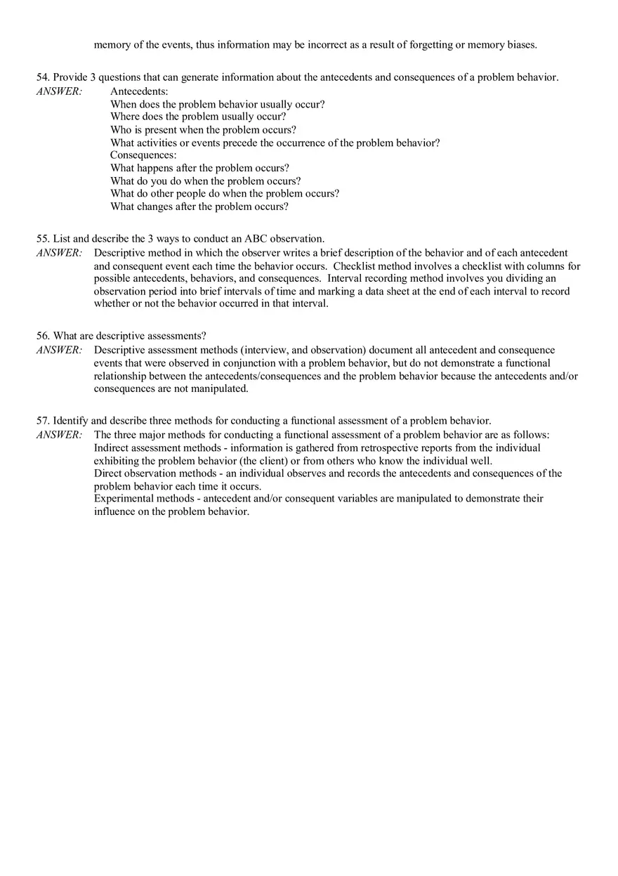 Understanding Problem Behaviors Through Functional Assessment - Page 8