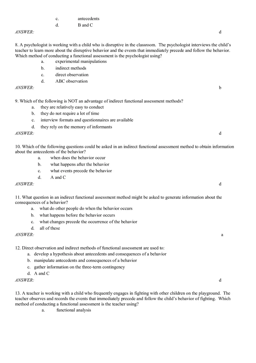 Understanding Problem Behaviors Through Functional Assessment - Page 2