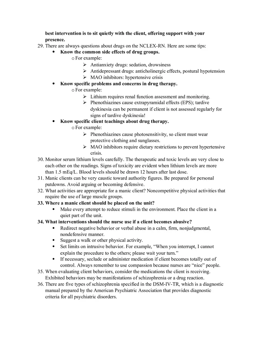 Psych HESI Hints - Page 4