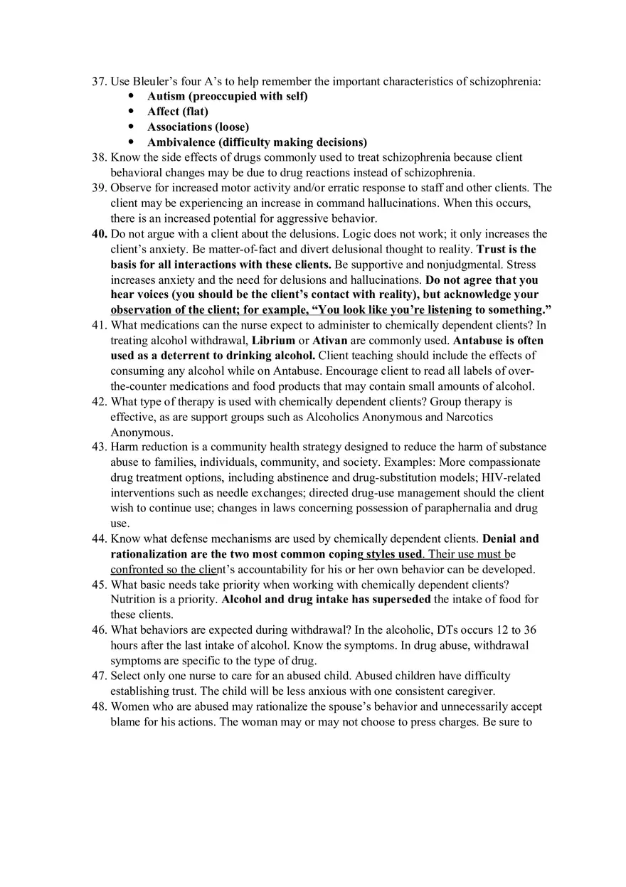 Psych HESI Hints - Page 5