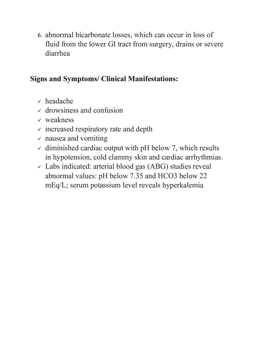 Acid-Base Imbalances Nursing Care Plan & Managemen - Page 6