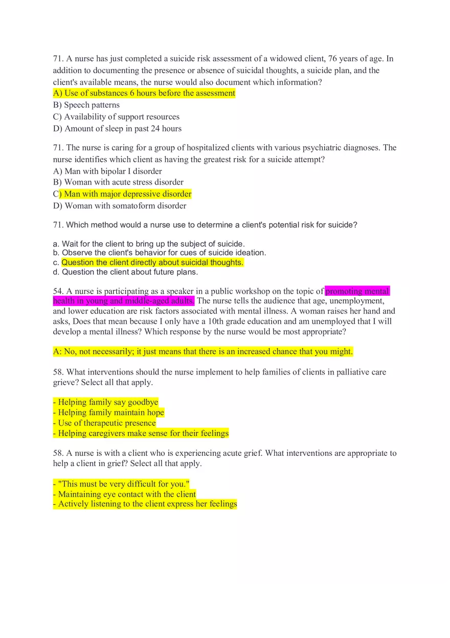 A Nurse is Caring for a Client Who is Experiencing Acute Alcohol with Drawal - Page 3