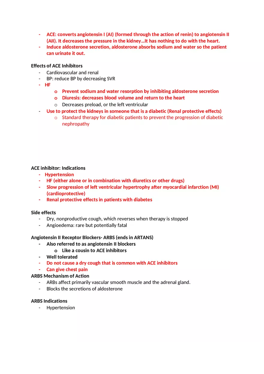 Pharmacology Exam 2 - Page 10