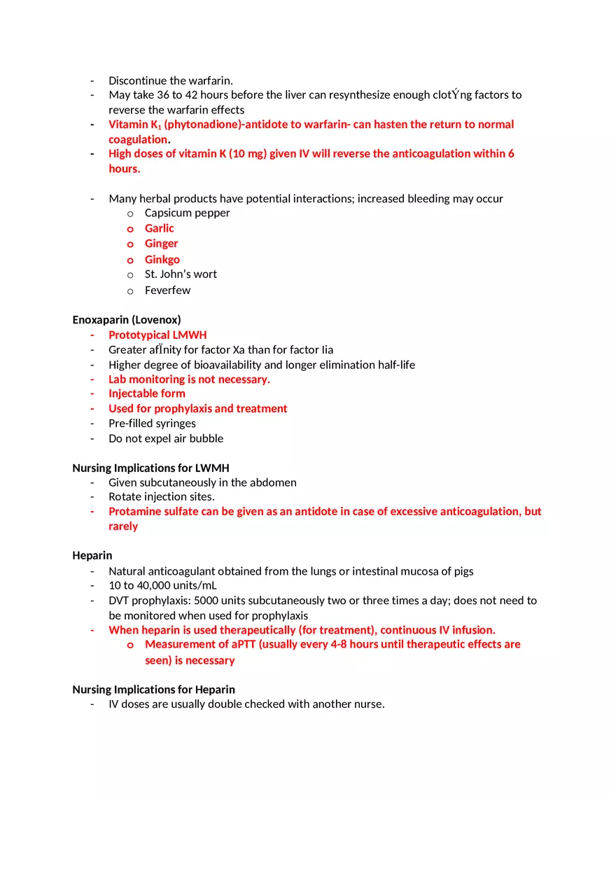 Pharmacology Exam 2 - Page 13