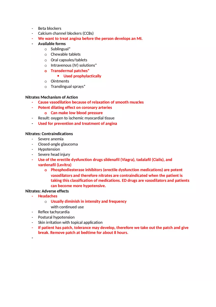 Pharmacology Exam 2 - Page 15