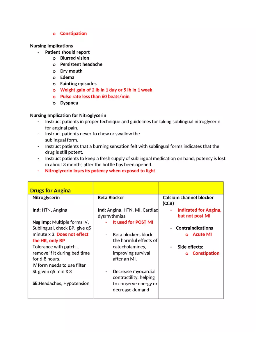 Pharmacology Exam 2 - Page 17
