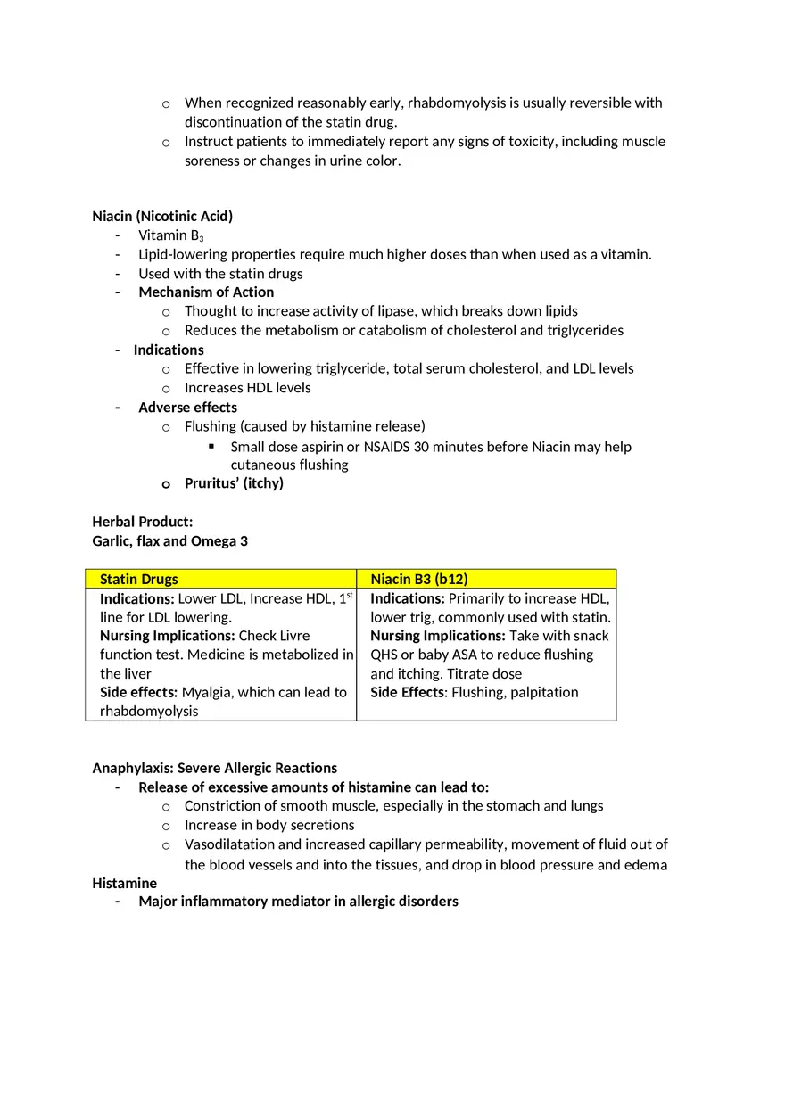 Pharmacology Exam 2 - Page 28