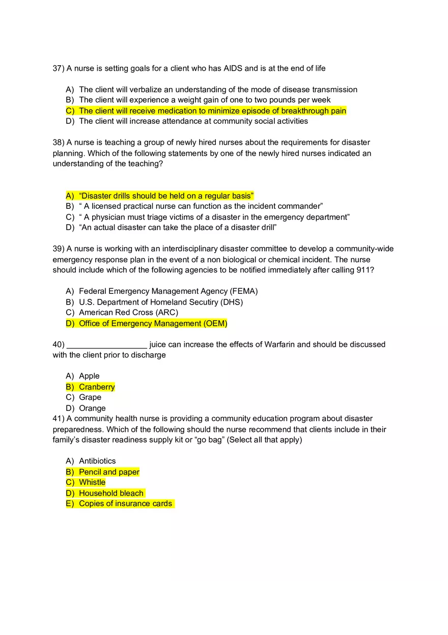 Community Study Guide for Exam 2 - Page 13