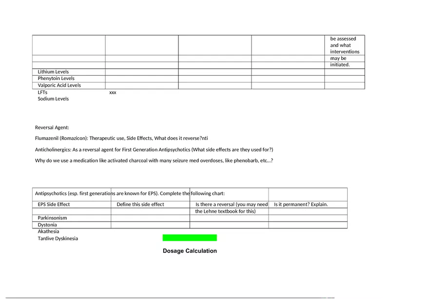 Test #1 Pharmacology - Page 9