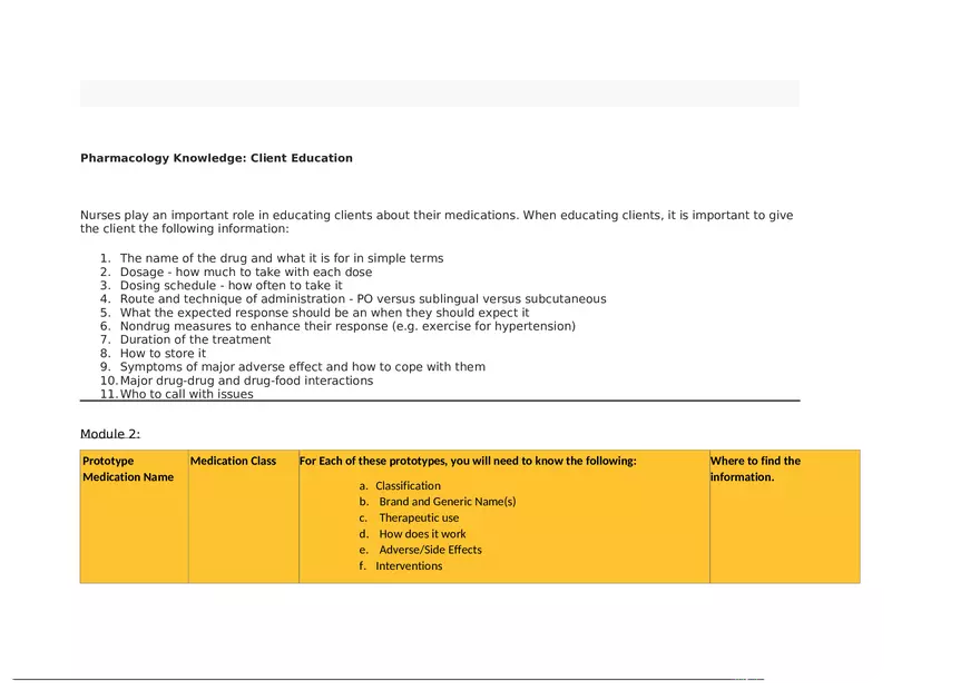 Test #1 Pharmacology - Page 17