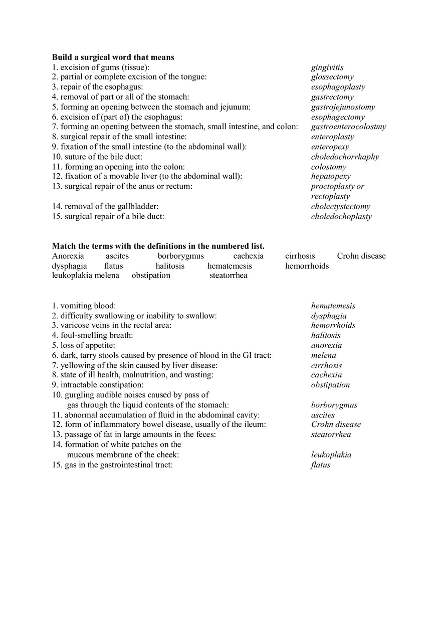 Esophago Medical Term - Page 2