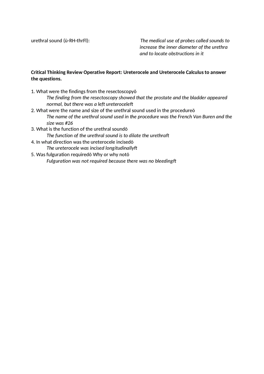 Medical Terminology Week 11 Assignment - Page 5
