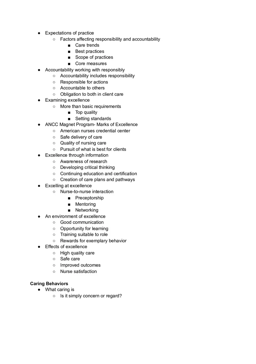 Professional Behaviors in Nursing Notes - Page 3