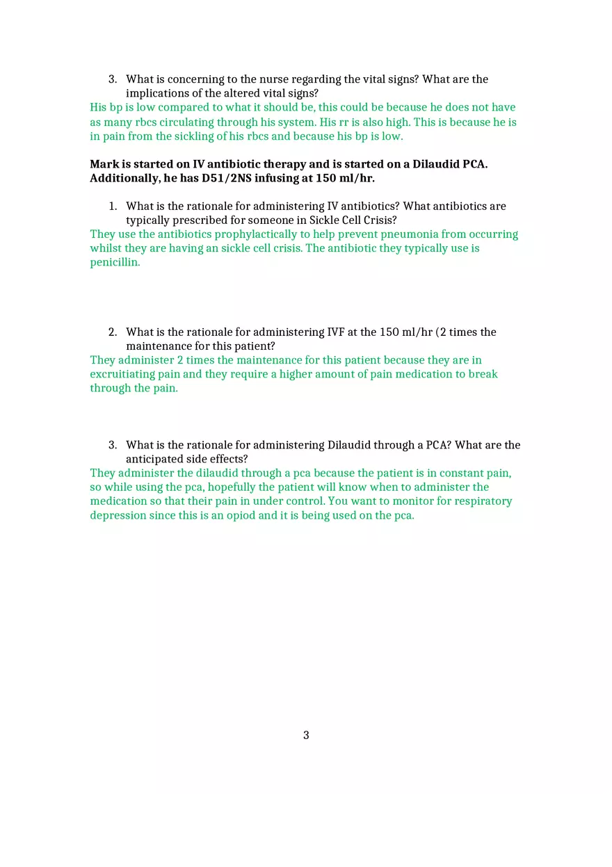 Case Study - Sickle Cell Anemia - Page 3