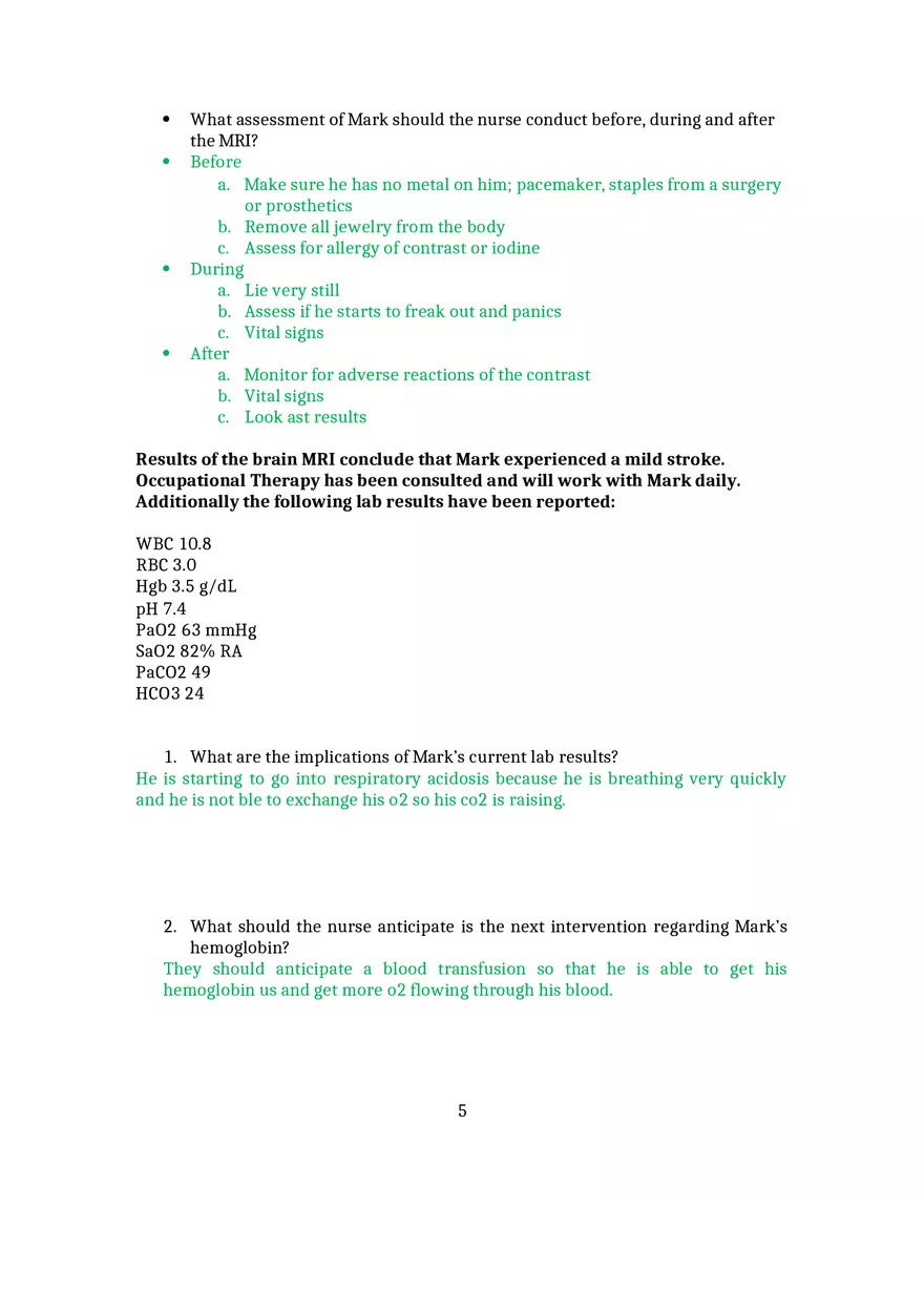 Case Study - Sickle Cell Anemia - Page 5