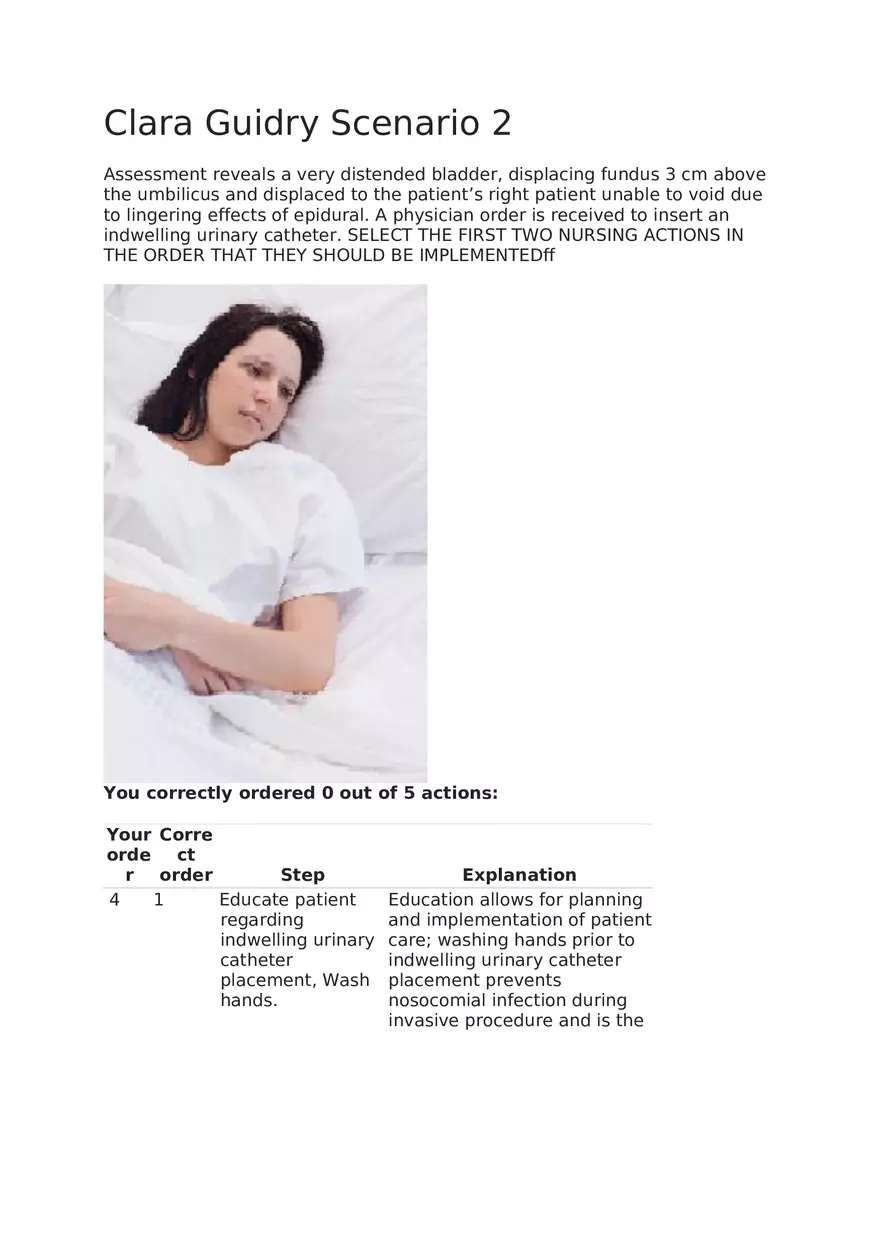 Maternal Newborn Scenarios Clara Guidry - Page 7