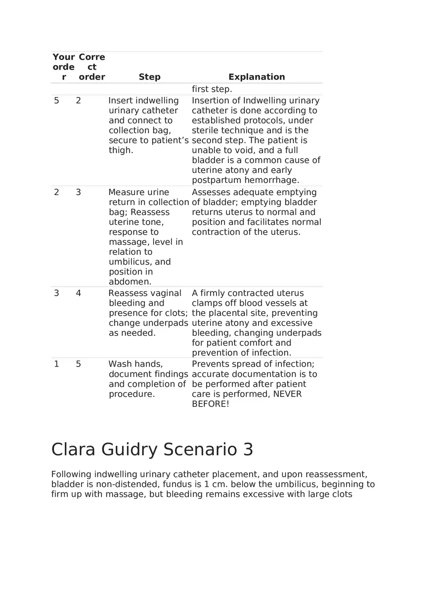 Maternal Newborn Scenarios Clara Guidry - Page 8
