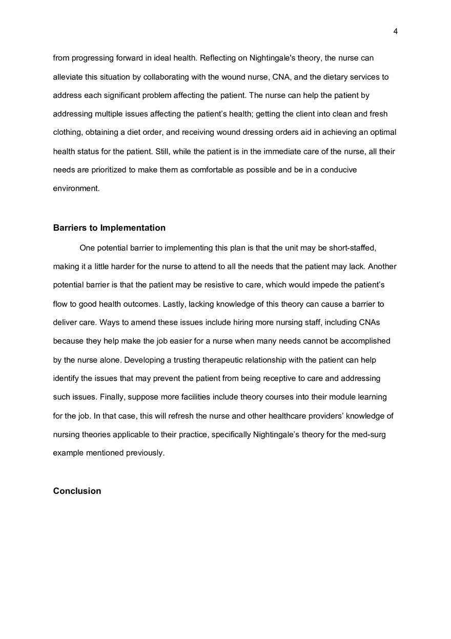 Florence Nightingale Environmental Theory - Page 4