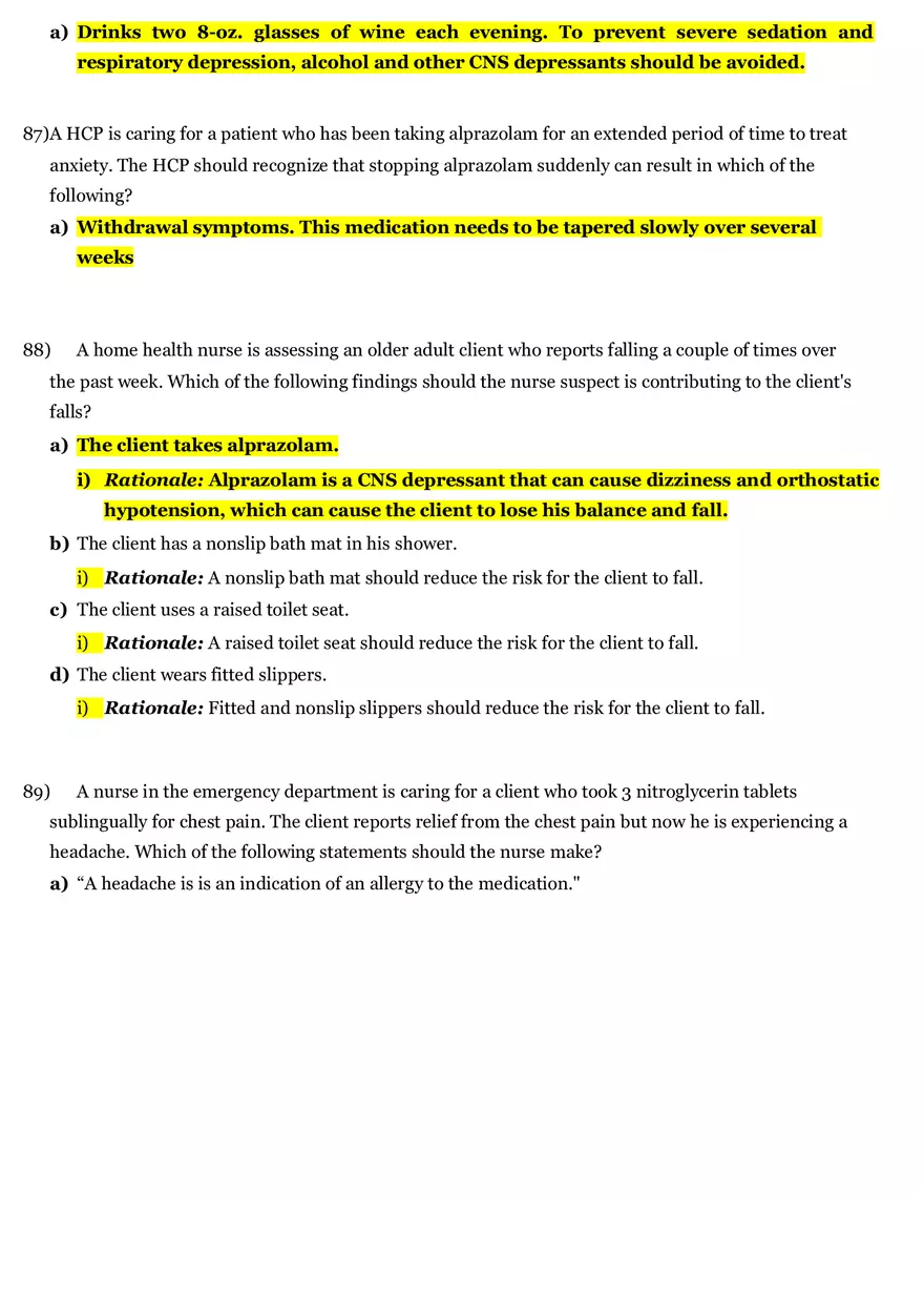 Pharmacology Final Review 2020 Part 4 - Page 8