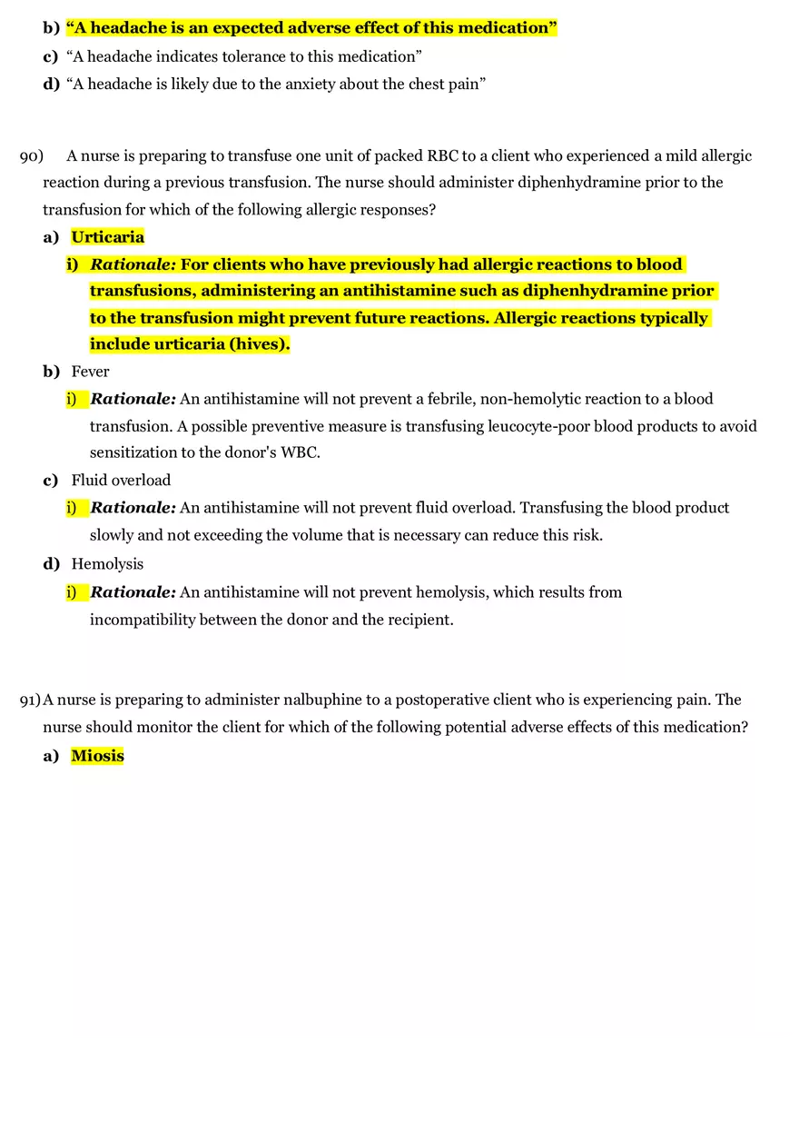Pharmacology Final Review 2020 Part 4 - Page 9