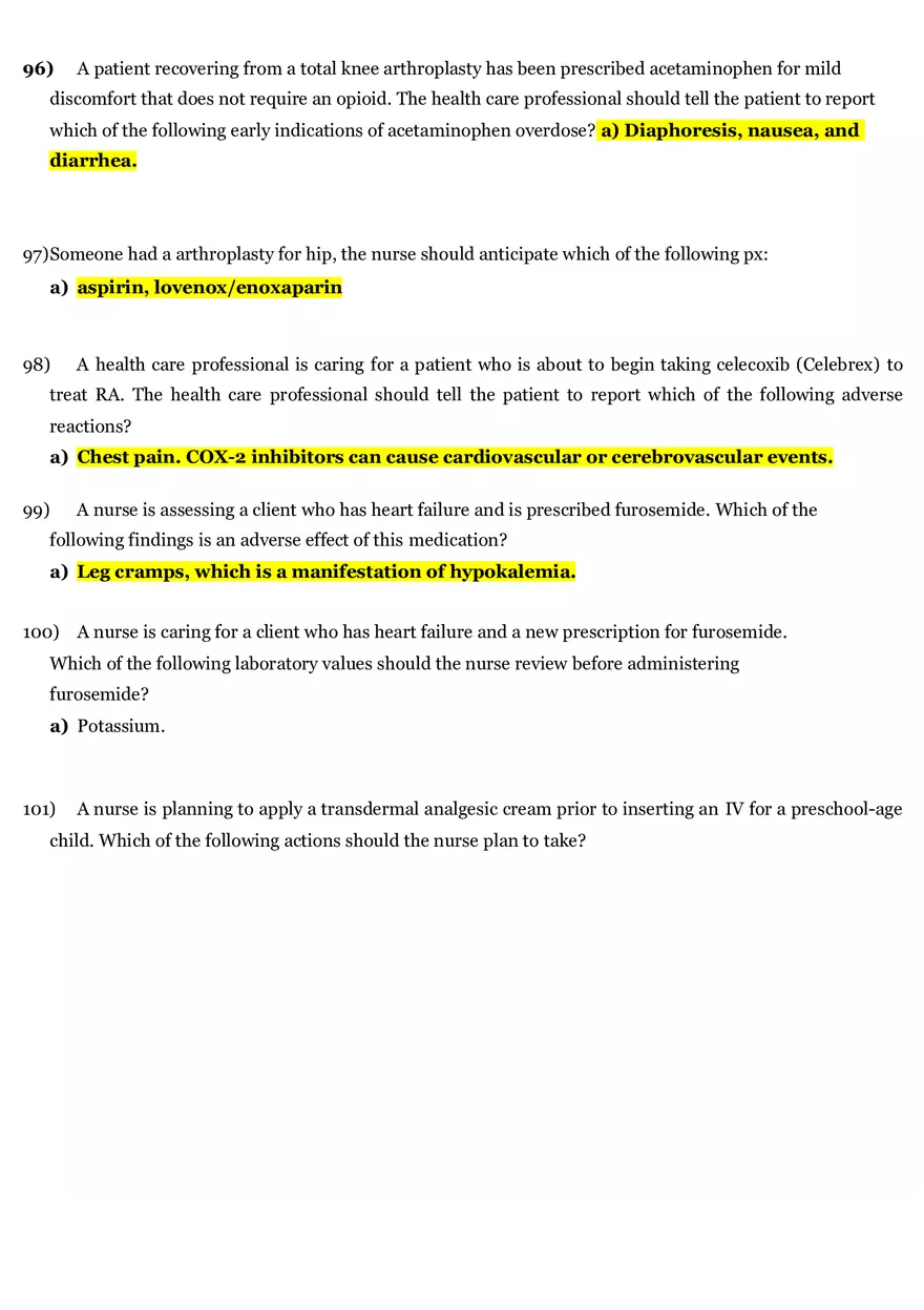 Pharmacology Final Review 2020 Part 4 - Page 11