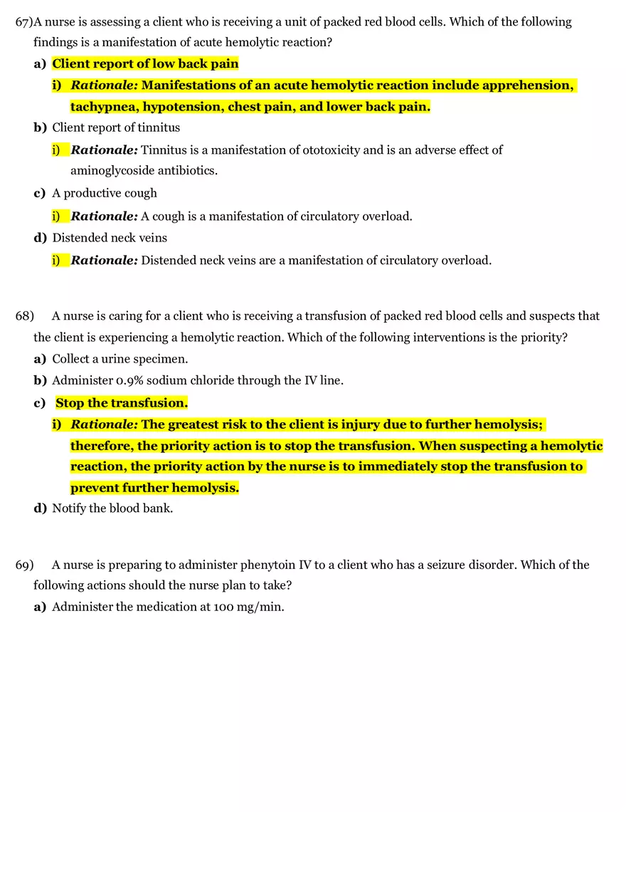 Pharmacology Final Review 2020 Part 4 - Page 1