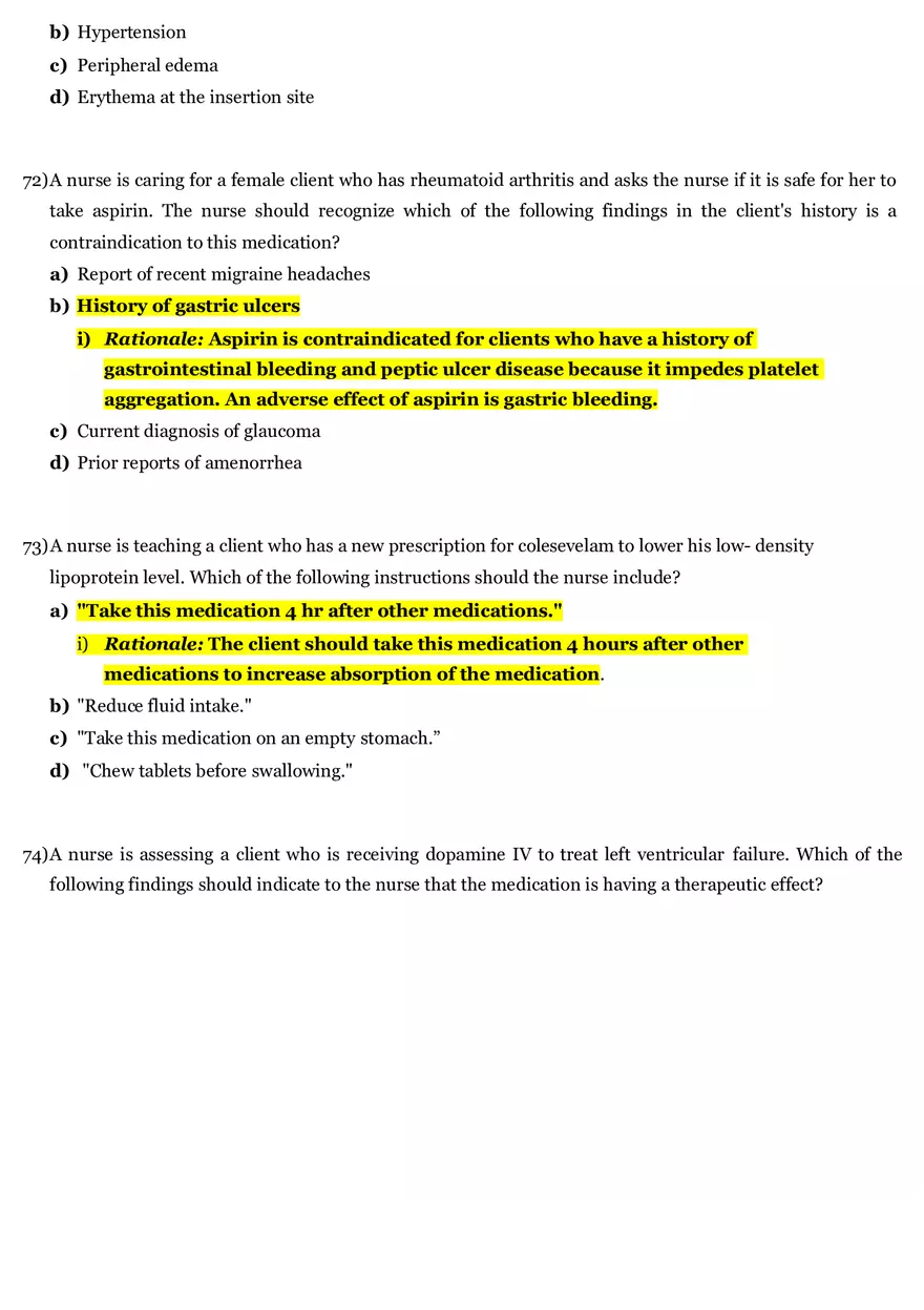 Pharmacology Final Review 2020 Part 4 - Page 4