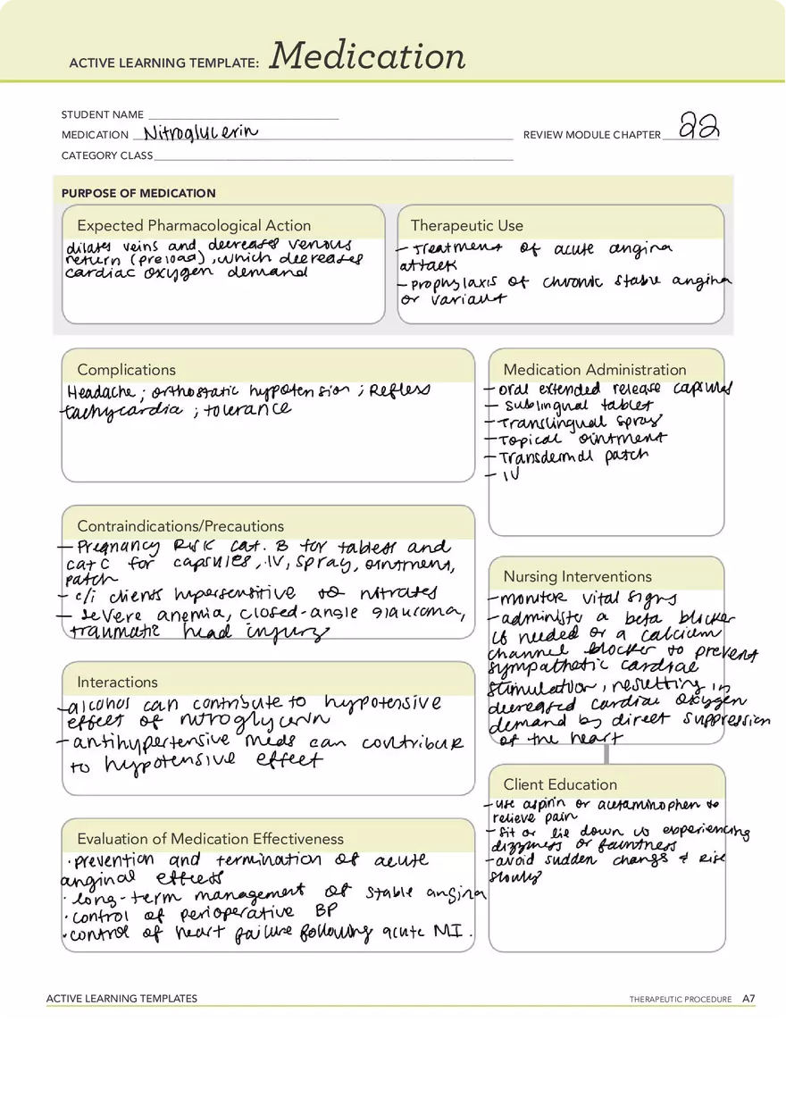 Nitroglycerin - Page 1