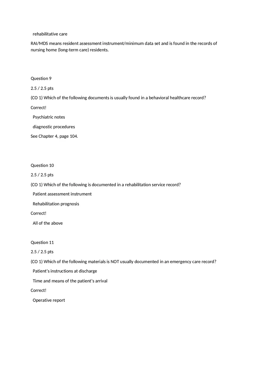 Which of the Following is Documented in a Rehabilitation Service Record - Page 4