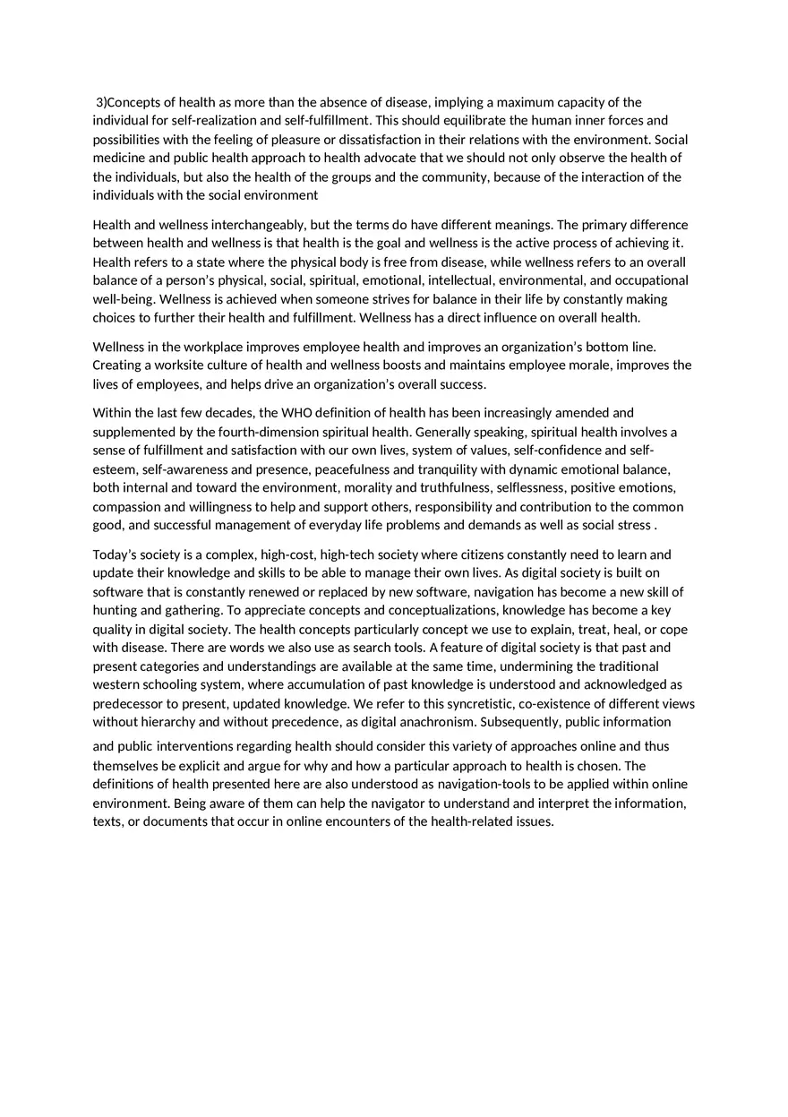 Explain How the Understanding of Health Has Changed Over Time - Page 3