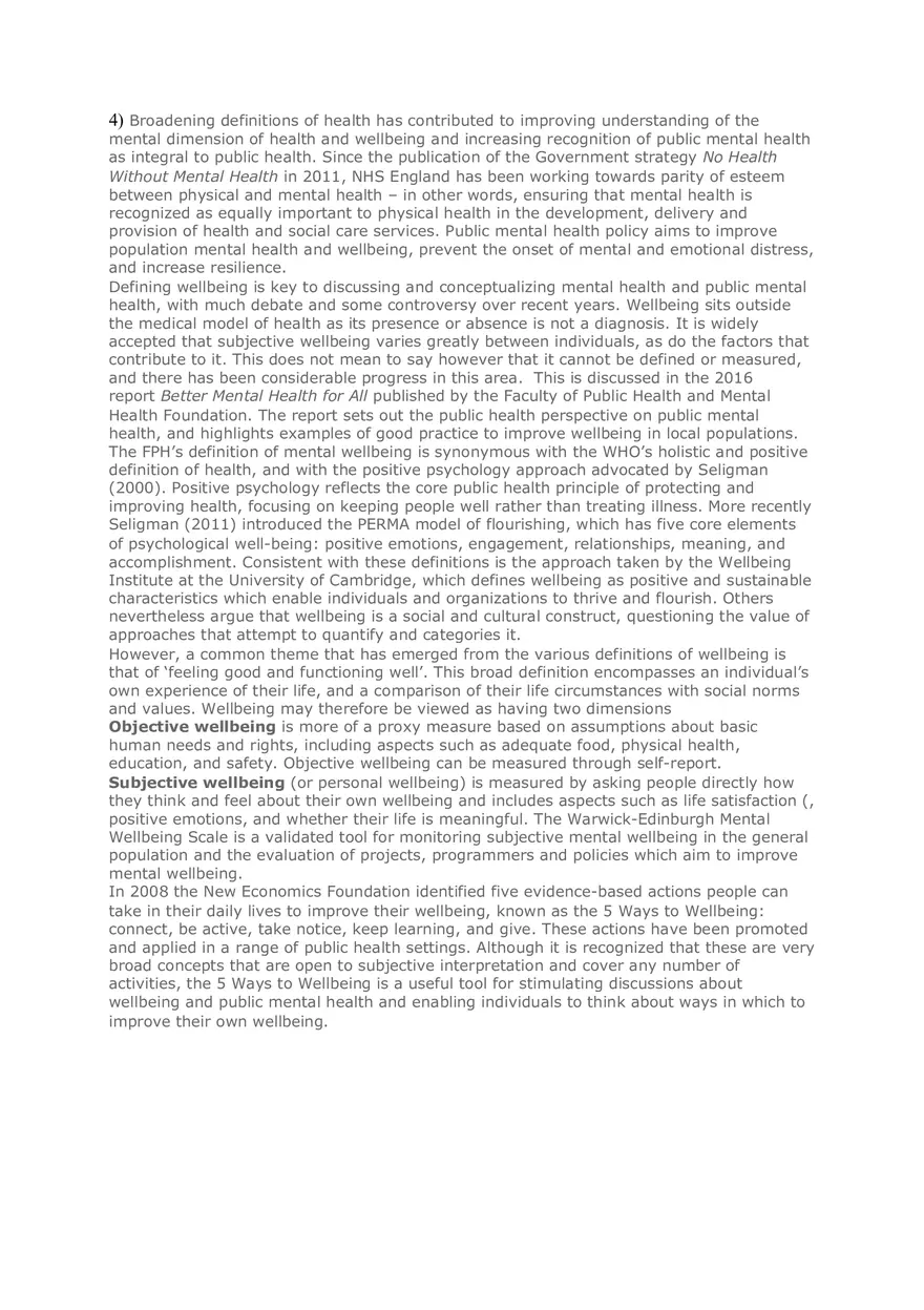 Explain How the Understanding of Health Has Changed Over Time - Page 4