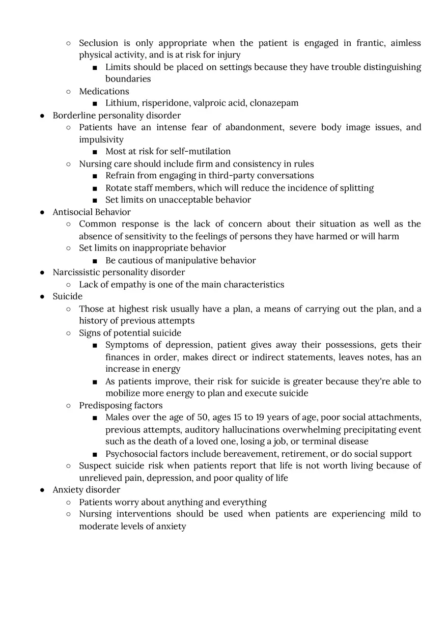 ATI Exam Study Guide Mental Health - Page 5