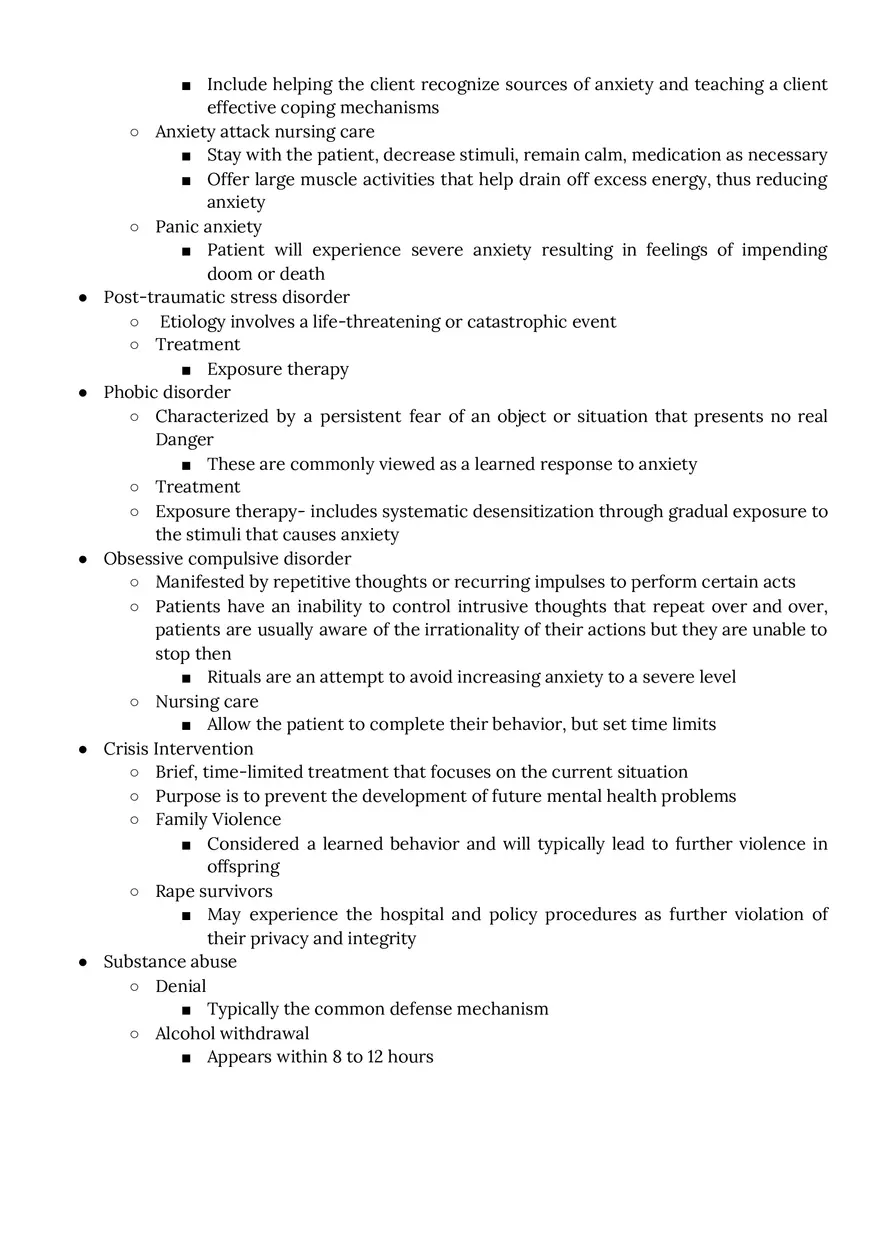 ATI Exam Study Guide Mental Health - Page 6