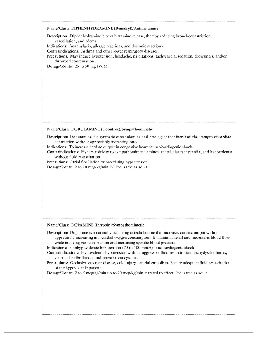 Emergency Drug Cards 11 - Page 2