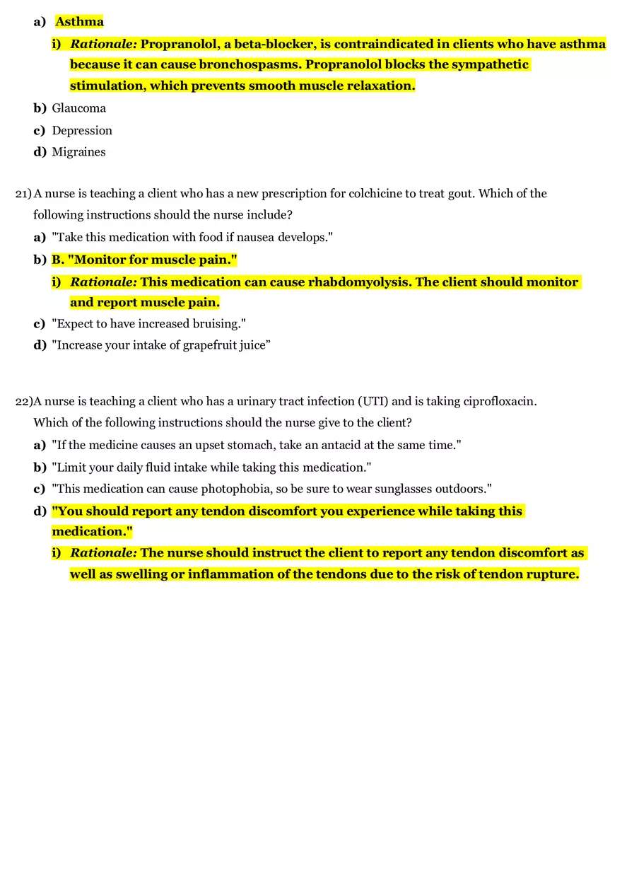 Pharmacology Final Review 2020 Part 1 - Page 9