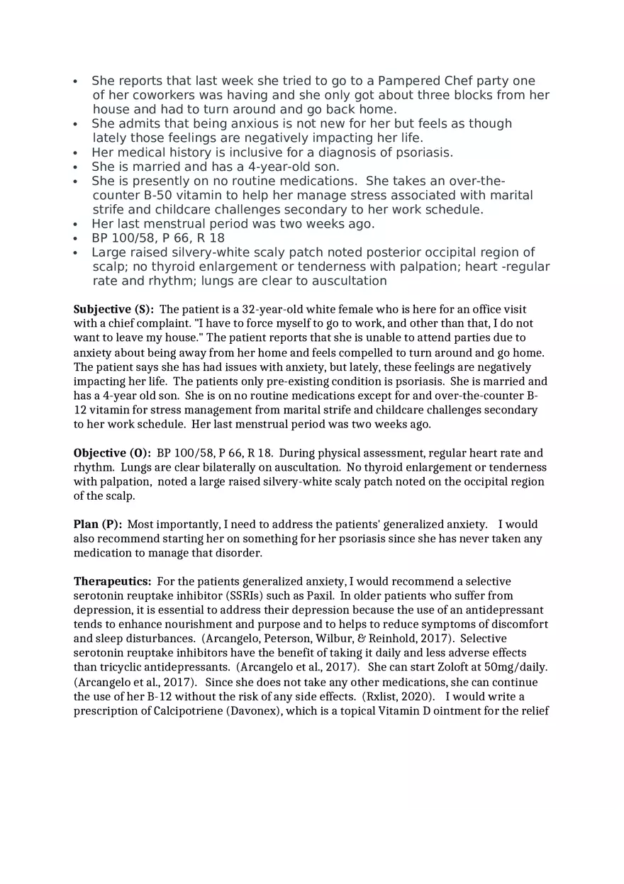Unit 7 Discussion 1 - Anxiety - Page 2