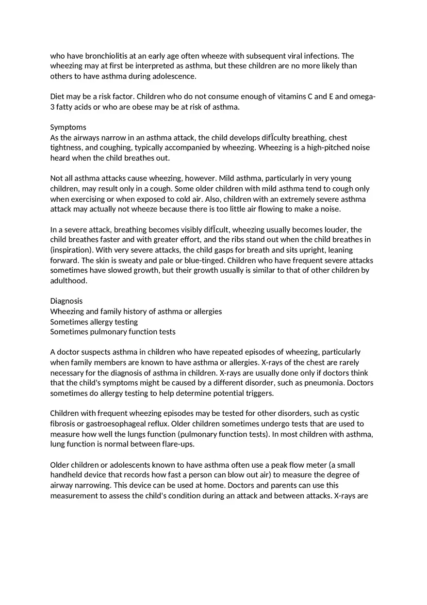 A Nurse is Caring for an Adolescent Who is Experiencing Status Asthmaticus - Page 3