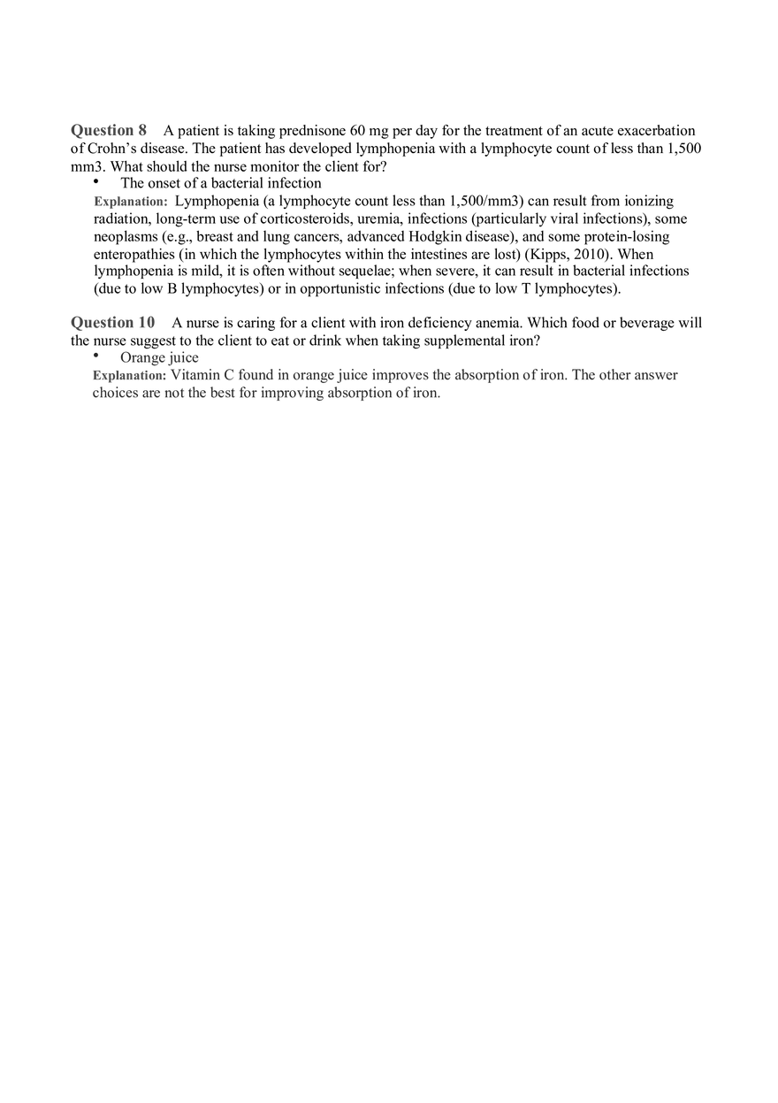 Hemo Function Questions 8 - Page 2