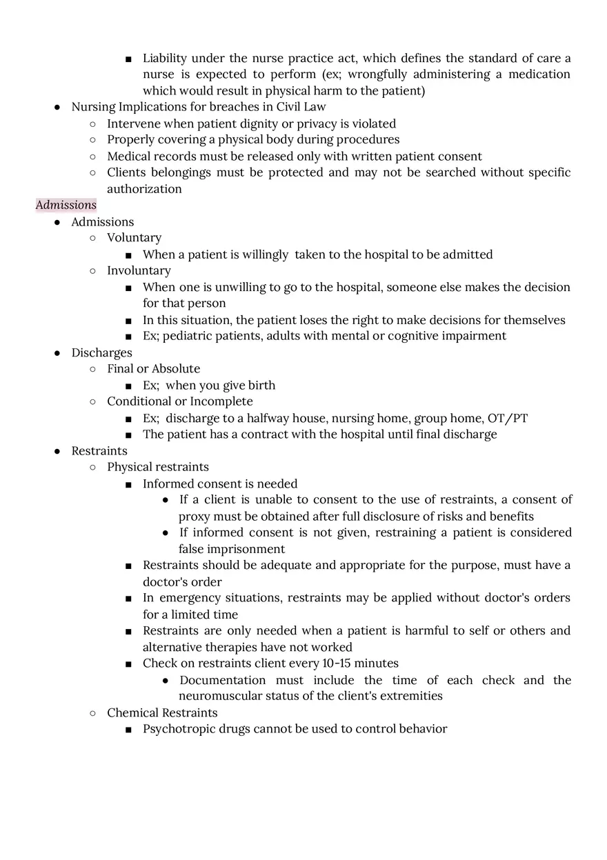 ATI Exam Study Guide Fundamentals - Page 12